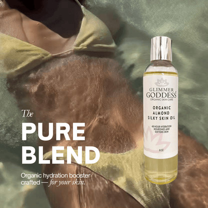 Organic Sweet Almond Silky Skin Oil – 48 Hour Hydration-2