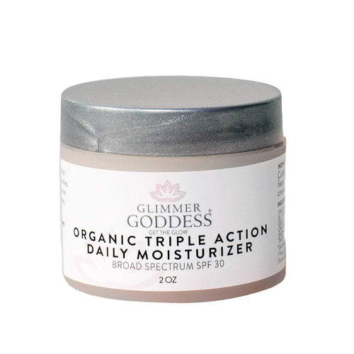 Organic SPF 30 Face Cream for Hydration, Firming & Sun Protection