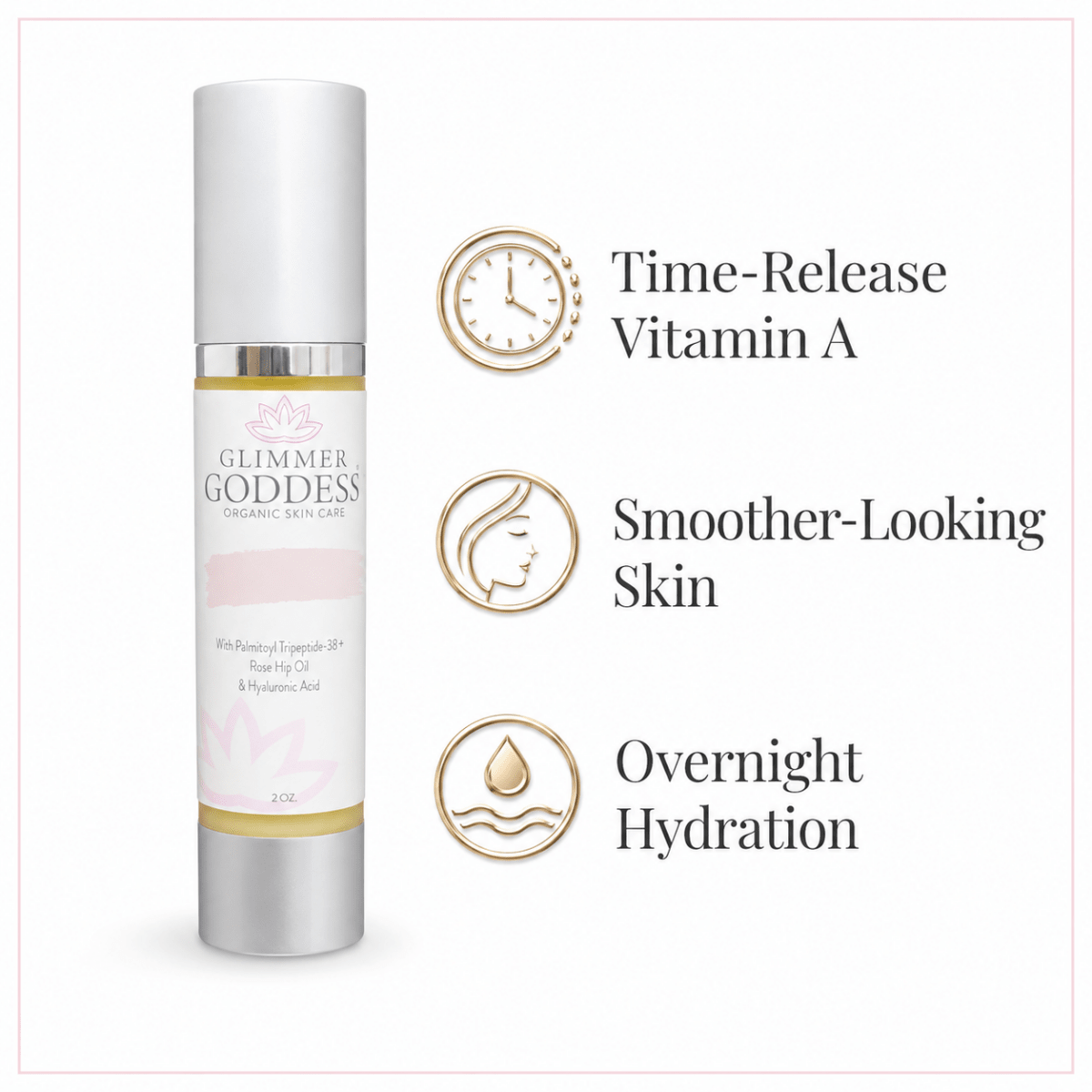 Organic Vitamin A Microcaps Night Cream – Brightening Anti-Aging TreatmentMoisturizers