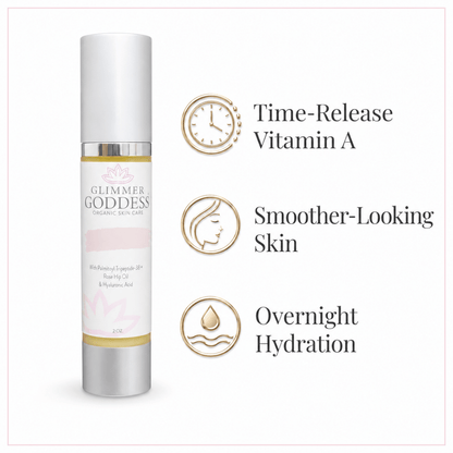 Organic Vitamin A Microcaps Night Cream – Brightening Anti-Aging TreatmentMoisturizers