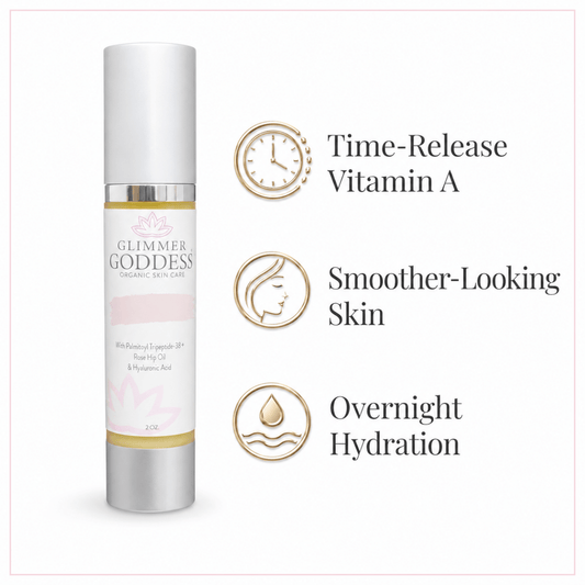 Organic Vitamin A Microcaps Night Cream – Brightening Anti-Aging TreatmentMoisturizers