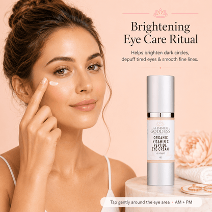Organic Vitamin C Eye Serum – Peptide Treatment for Dark CirclesFor Eyes