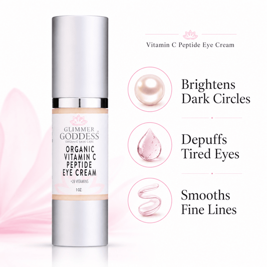 Organic Vitamin C Eye Serum – Peptide Treatment for Dark CirclesFor Eyes