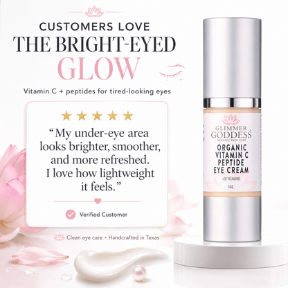 Organic Vitamin C Eye Serum – Peptide Treatment for Dark CirclesFor Eyes