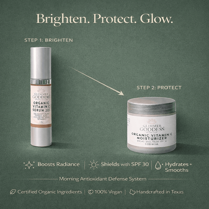 Organic Vitamin C Serum & SPF 30 Moisturizer DuoBundle