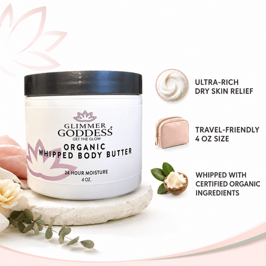 Organic Whipped Body Butter 4 oz – Travel SizeLotions & Creams