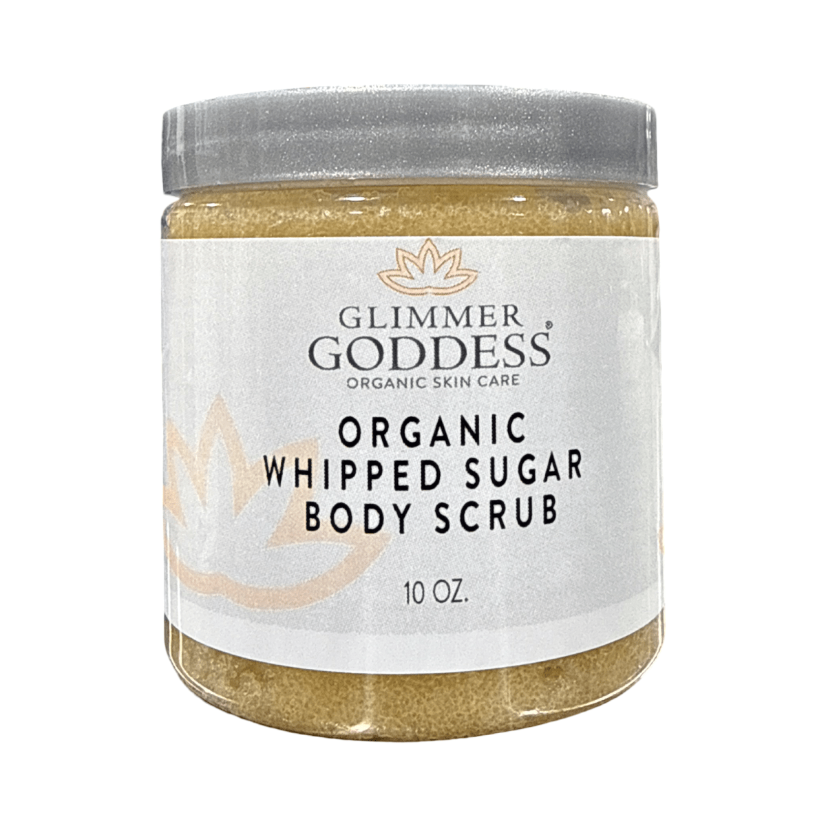 Organic Whipped Sugar Body Scrub 10 oz – Crepey Skin Treatment & ExfoliatorCleansers & Scrubs