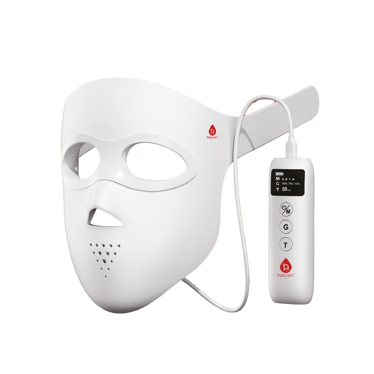 Pursonic 3D Soft - Silicone LED Light Therapy Mask with Smart ControllerSkincare
