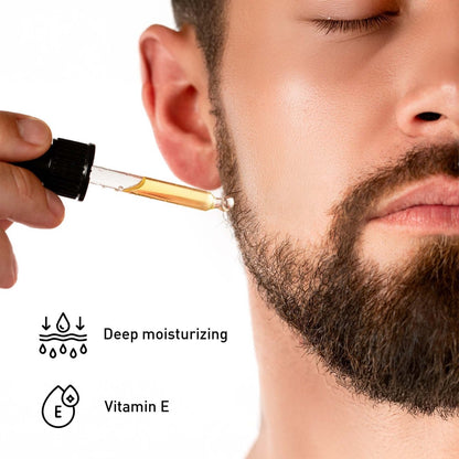 Pursonic Beard Care Grooming Kit, Micro Needle Derma Roller 0.5 mm, and Vitamin C Serum (3 fl. oz) Gift Bundleshaving