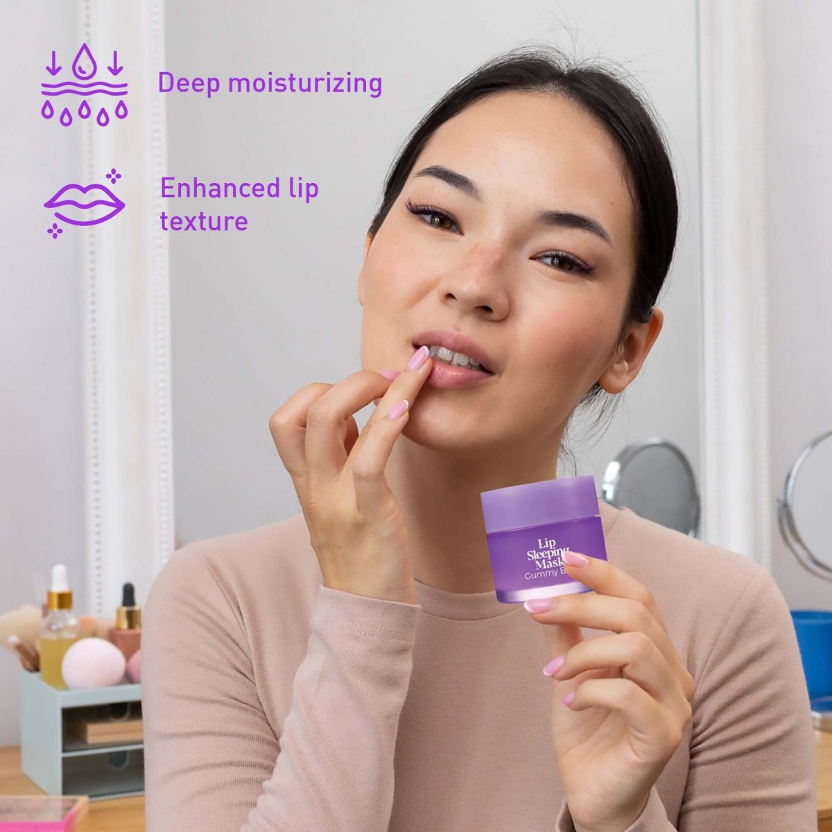 Pursonic Complete Radiance Bundle: Vitamin C Serum (3 oz), Anti-Aging Serum Set & Lip Sleeping Masks – Gummy Bear & Fresh MintBeauty & Personal Care