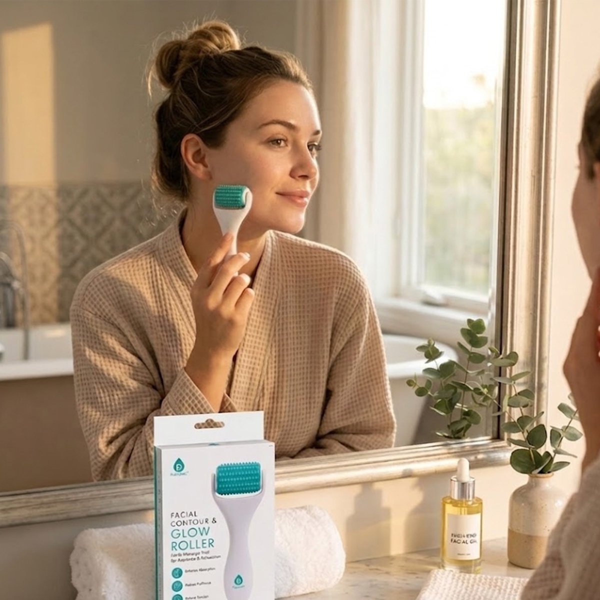 Pursonic Facial Contour & Glow Roller – Revitalize, Refresh & RadiateSkincare
