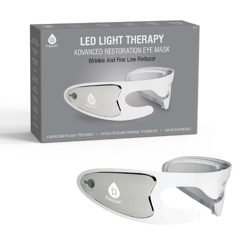 Pursonic LED Light Therapy Advanced Restoration Eye Mask – Anti - Aging, Collagen - Boosting, At - Home TreatmentBeauty & Personal Care