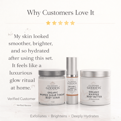 Radiance Glow Organic Skincare Gift Set – Exfoliate, Brighten & Hydrate NaturallyGift Packs & Value Sets