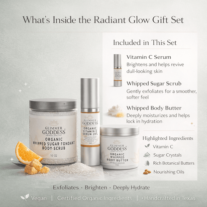 Radiance Glow Organic Skincare Gift Set – Exfoliate, Brighten & Hydrate NaturallyGift Packs & Value Sets