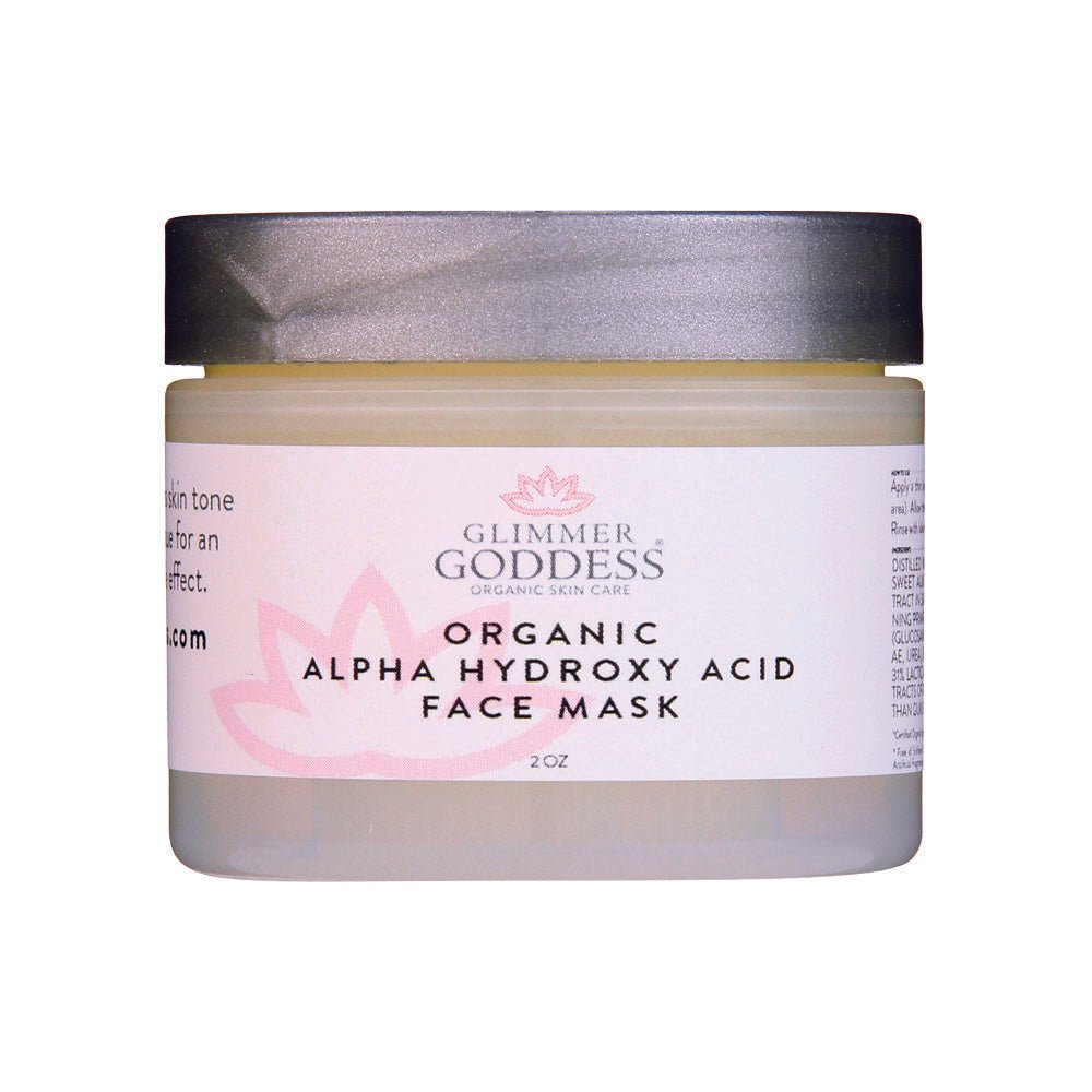 Organic AHA Face Mask – Renewing Treatment for Exfoliation & Glow-0