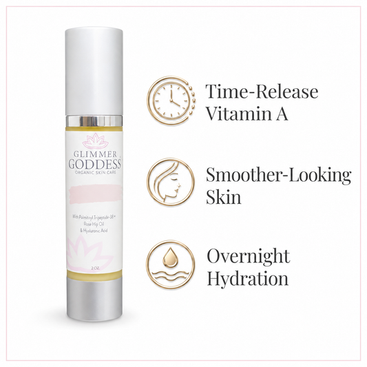 Organic Vitamin A Microcaps Night Cream – Brightening Anti-Aging Treatment