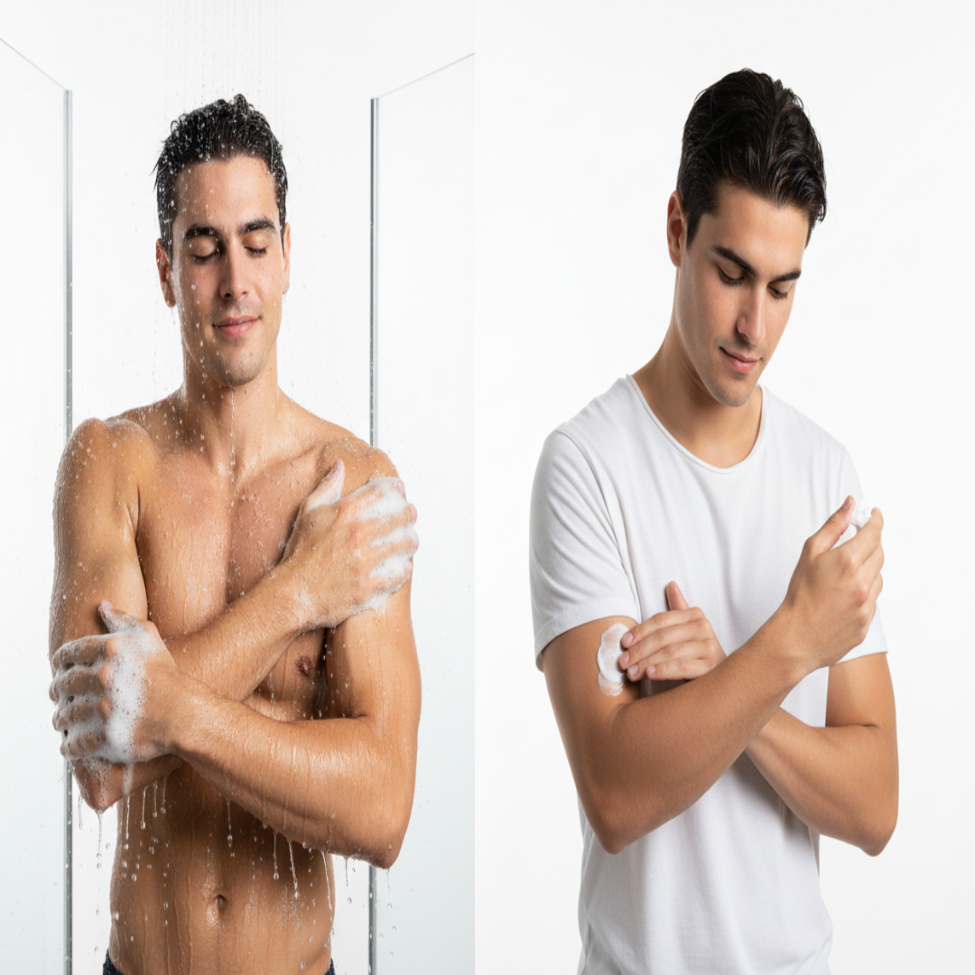 DUO BODY CARE SYSTEM FOR DRY SKIN- Six Fragrances - for Men-1