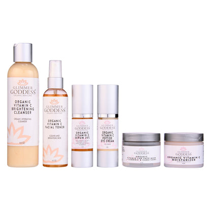 Vitamin C 6-Step Anti-Aging System – Complete Brightening Routine with SPF 30-0